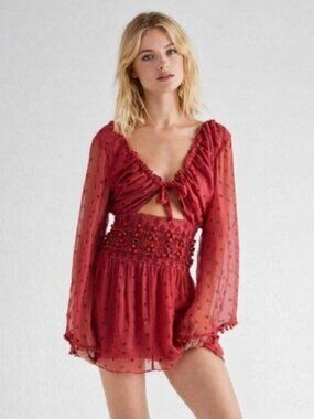 NWT Free People Della Sole Mini Dress